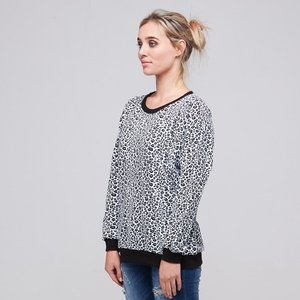 OLIVIA BLACK LEOPARD SWEATER