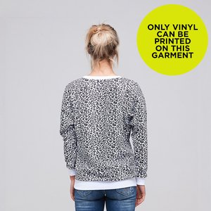 OLIVIA WHITE LEOPARD SWEATER BLANK