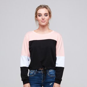 KAYLA BLACK SWEATER BLANK