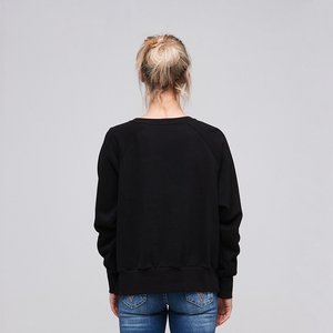 LYNETTE BLACK SWEATER BLANK