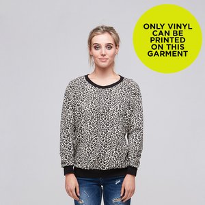 OLIVIA VANILLA LEOPARD SWEATER BLANK