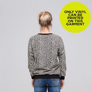 OLIVIA VANILLA LEOPARD SWEATER BLANK