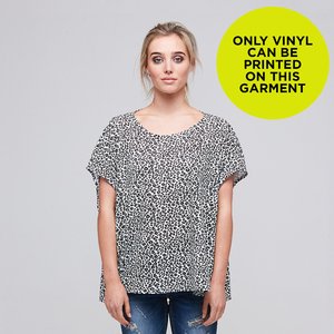 CRUZ LEOPARD BLANK T-SHIRT