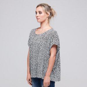 CRUZ LEOPARD BLANK T-SHIRT