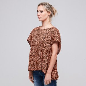 CRUZ LEOPARD BLANK T-SHIRT