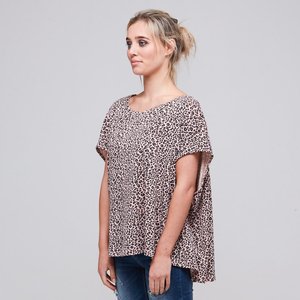 CRUZ LEOPARD BLANK T-SHIRT