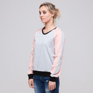 ADELE GREY SWEATER BLANK