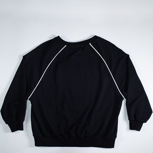 RAIN BLACK 2-6 YRS SWEATER BLANK