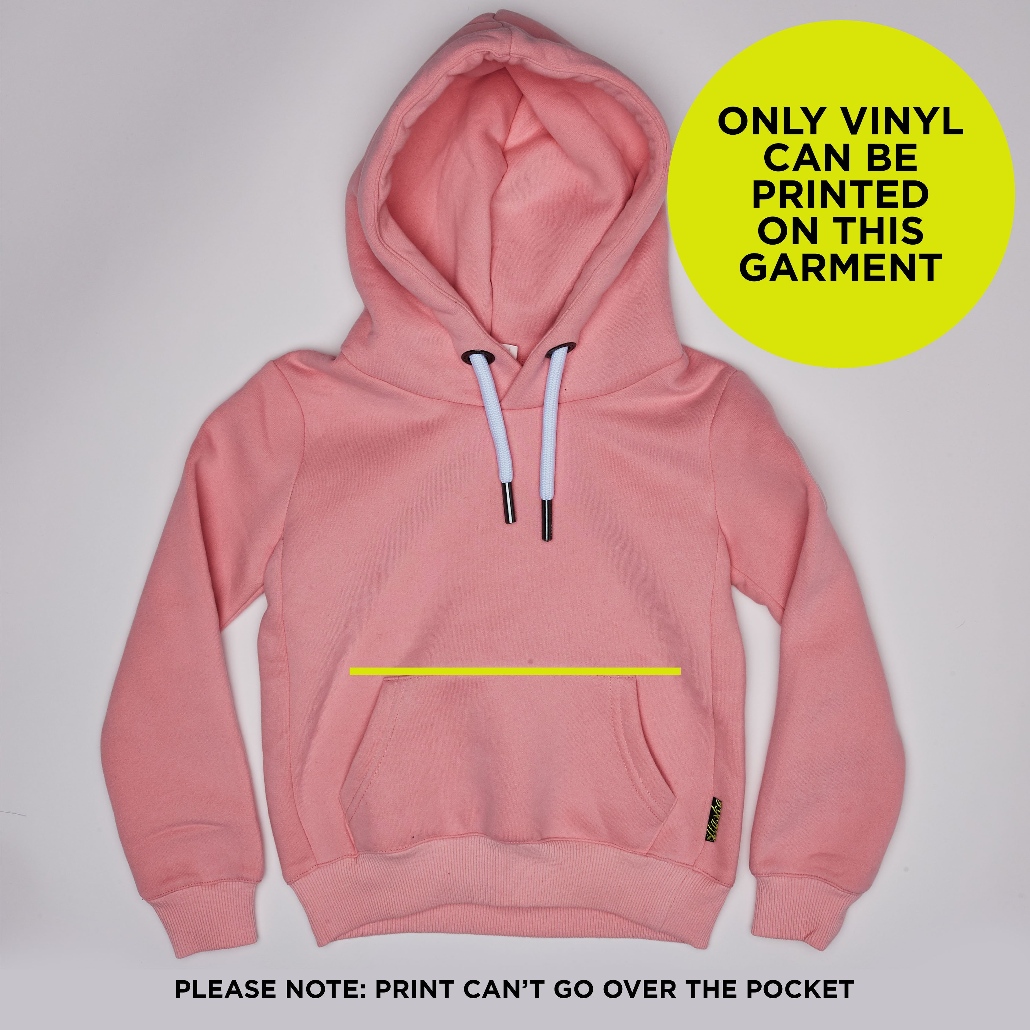 pink hoodie blank