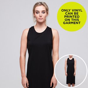 BRIANA DRESS BLACK BLANK