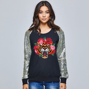 DISTRESSED FLORAL TIGER 1