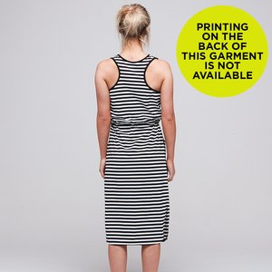 VERA DRESS BLACK STRIPE BLANK