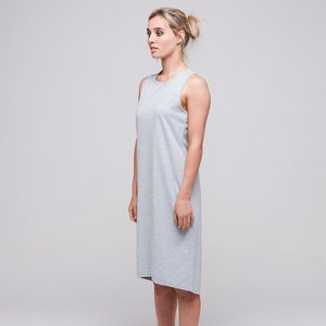 BRIANA DRESS GREY MARLE BLANK