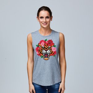 DISTRESSED FLORAL TIGER 1