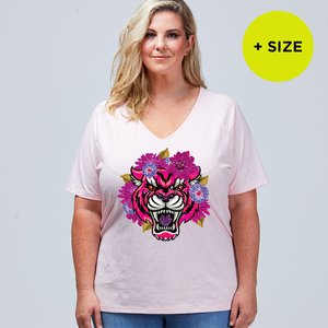 DISTRESSED FLORAL TIGER 2