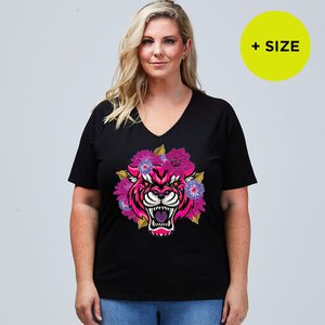 DISTRESSED FLORAL TIGER 2