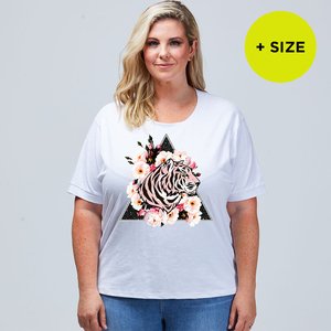 TIGER FLORAL TRIANGLE 3