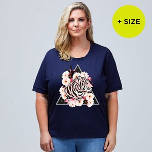 TIGER FLORAL TRIANGLE 3