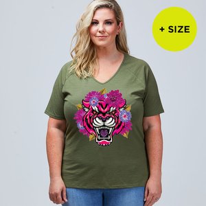 DISTRESSED FLORAL TIGER 2