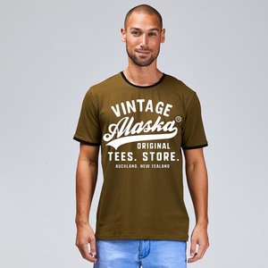 VINTAGE ALASKA LOGO 1 WHITE MATTE