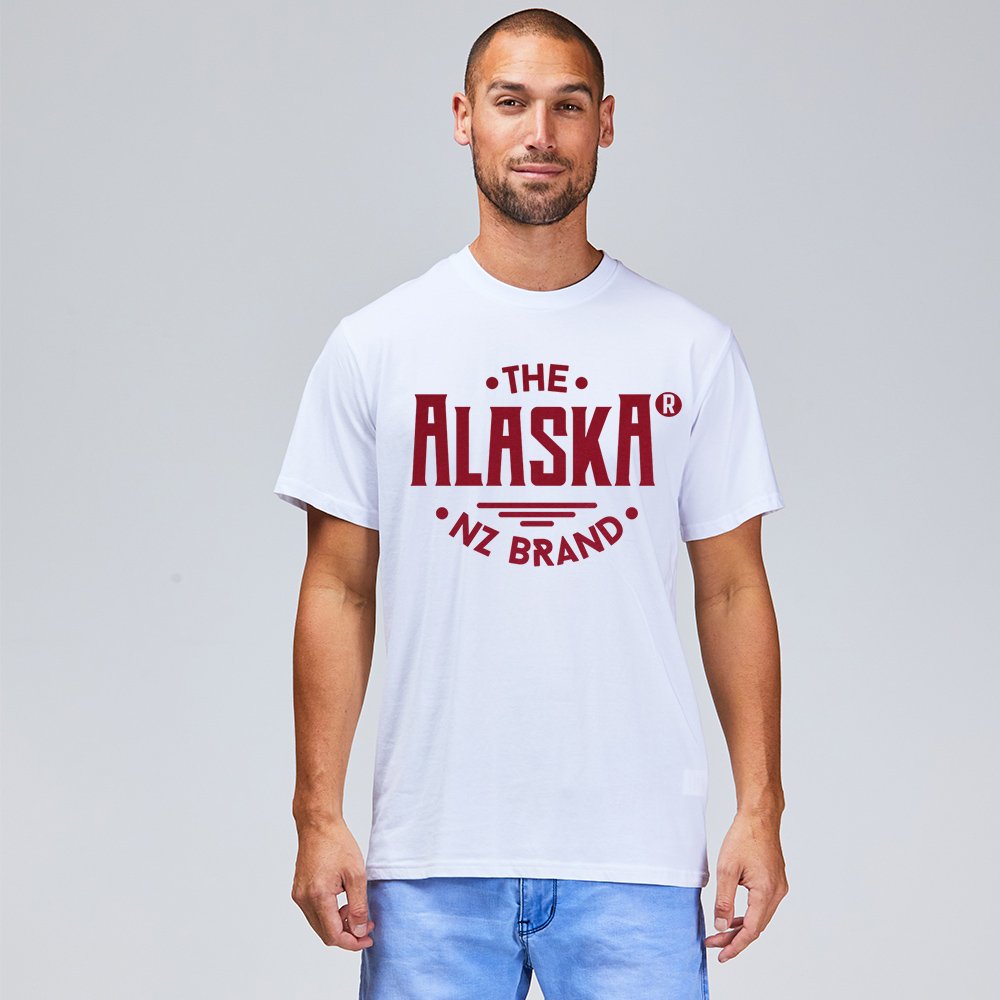 The Alaska Brand Crew Neck - Red