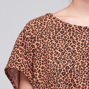 CRUZ LEOPARD BLANK T-SHIRT