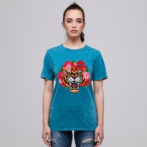 DISTRESSED FLORAL TIGER 1