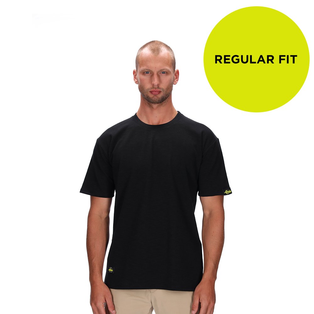 FELIX REGULAR BLACK MARLE BLANK T SHIRT MENS BLANK PREMIUM RANGE