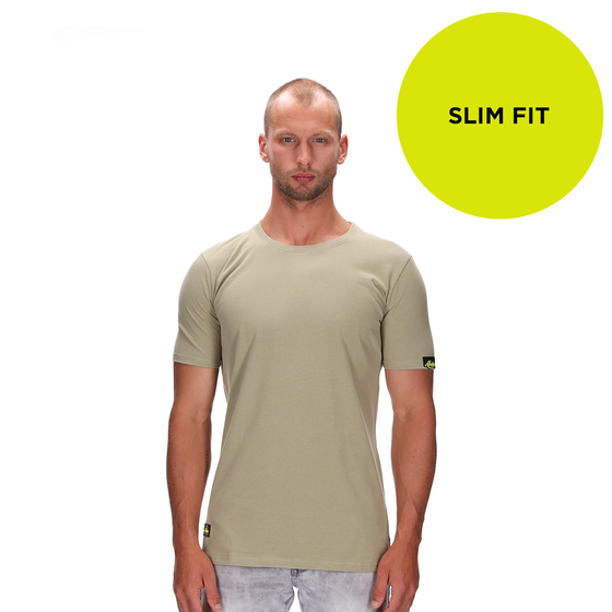 LEWIS SLIM LIGHT GREEN BLANK T-SHIRT