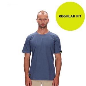 LEWIS REGULAR DUSTY BLUE BLANK T-SHIRT