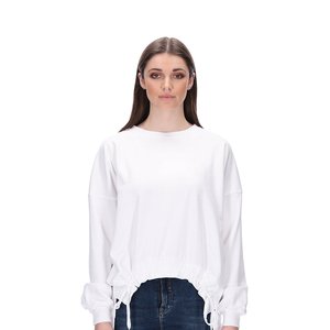 ANEKA WHITE SWEATER BLANK