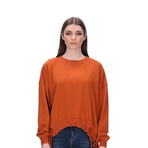 ANEKA RUST SWEATER BLANK