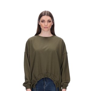 ANEKA KHAKI SWEATER BLANK