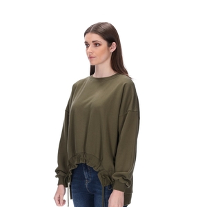 ANEKA KHAKI SWEATER BLANK