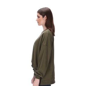 ANEKA KHAKI SWEATER BLANK