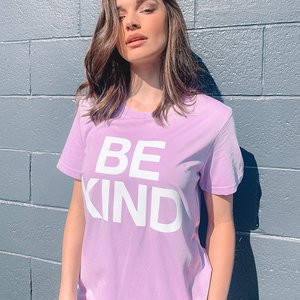 BE KIND WHITE GLITTER