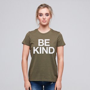 BE KIND WHITE GLITTER