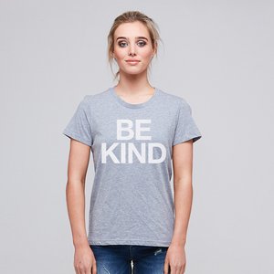 BE KIND WHITE GLITTER