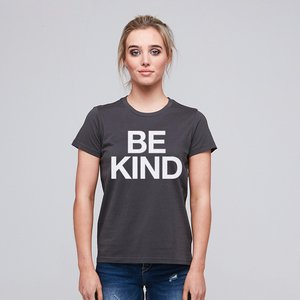 BE KIND WHITE GLITTER