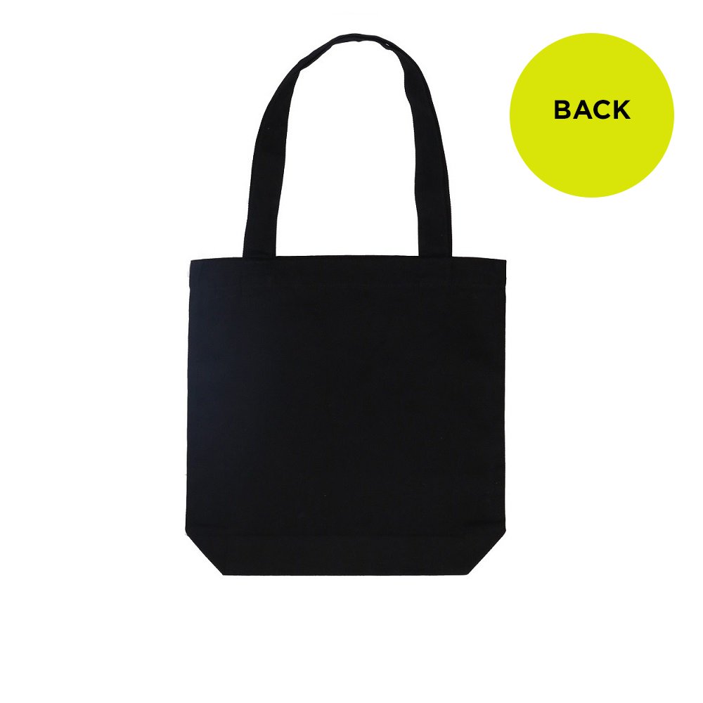 CARRIE BLACK TOTE BLANK TOTE BAGS Blank Tees Custom Design