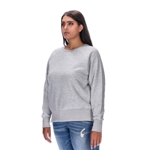 LYNETTE PLUS GREY SWEATER BLANK