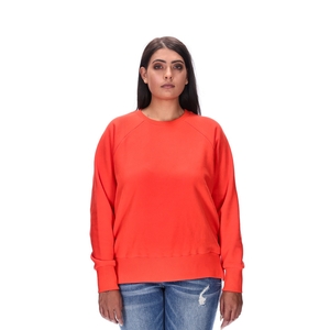 LYNETTE PLUS ORANGE SWEATER BLANK