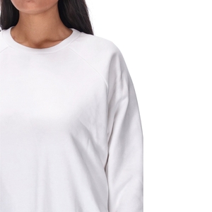 LYNETTE PLUS WHITE SWEATER BLANK