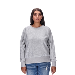 LYNETTE PLUS GREY SWEATER BLANK