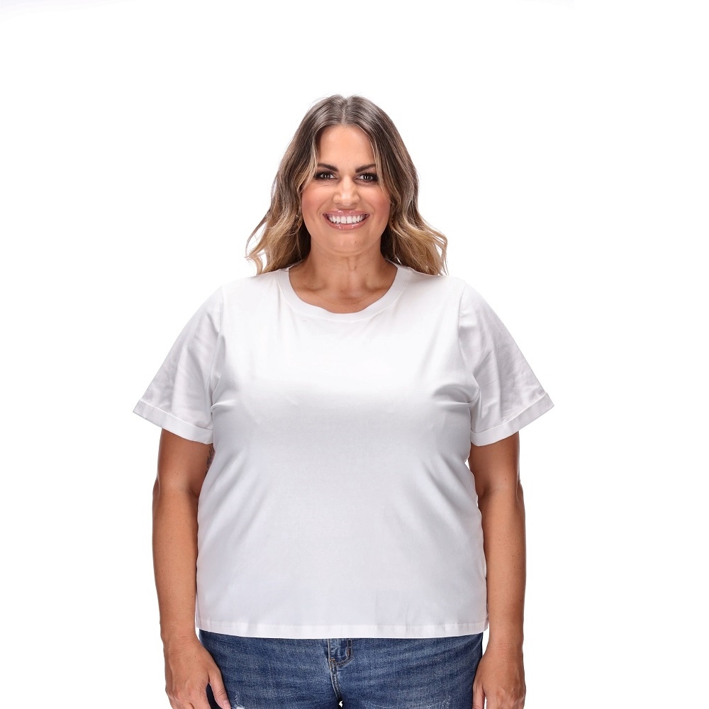 plus size blank shirts