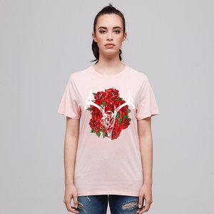 ROSES AND SKULL WHITE