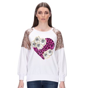 LEOPARD HEART AND ROSES PL