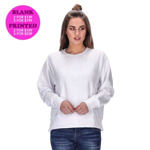 LYNETTE WHITE SWEATER BLANK