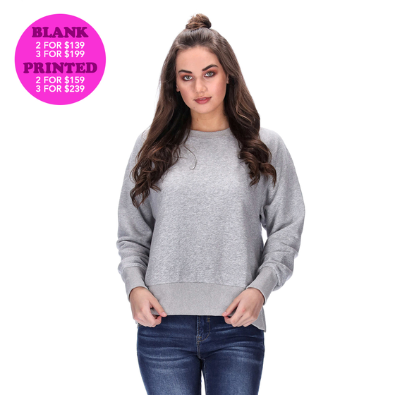 LYNETTE GREY SWEATER BLANK