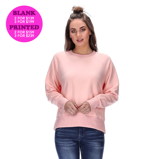 LYNETTE PINK SWEATER BLANK